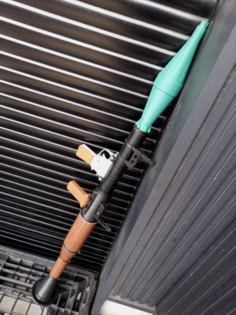 フルスクラッチ RPG-7 ロケットランチャー 3Dプリンター 成形 T