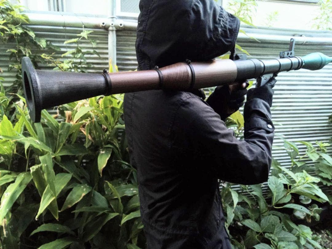 フルスクラッチ RPG-7 ロケットランチャー 3Dプリンター 成形 T