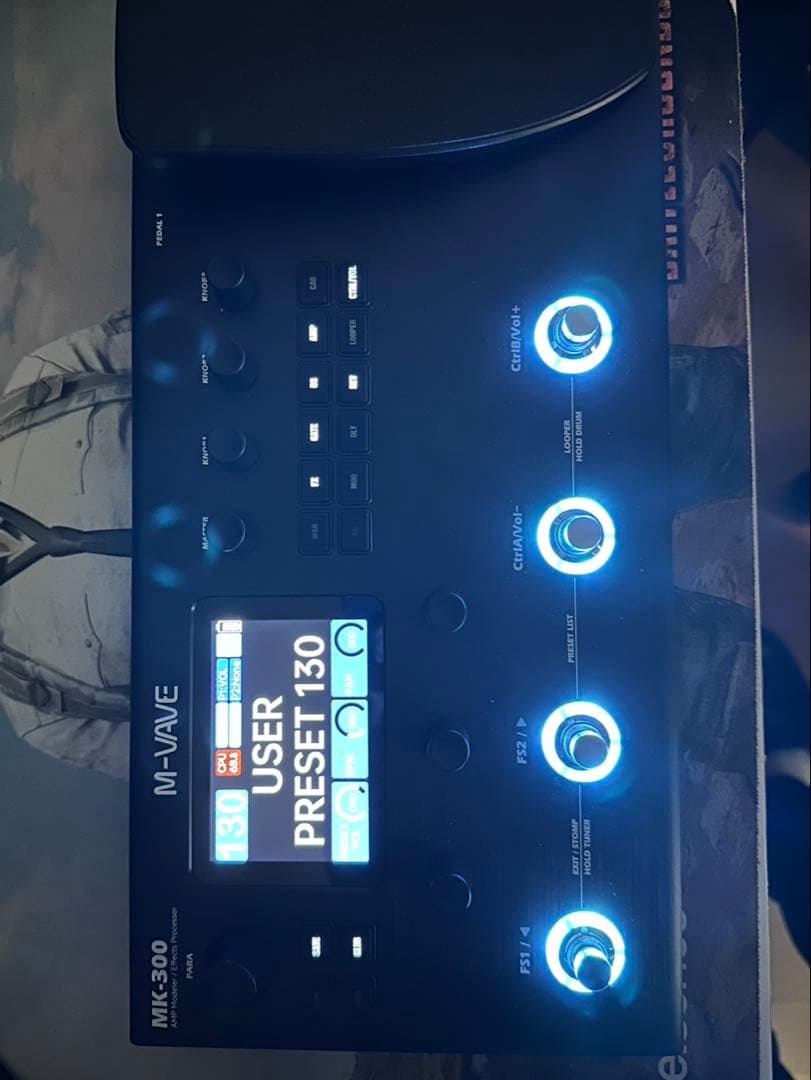 M-VAVE MK-300 ギターマルチエフェクター ベースマルチエフェクター