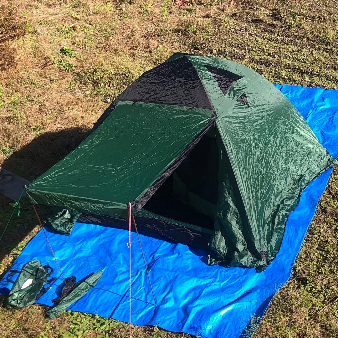 esnbia対水圧4000→ 2人用キャンプテント《完全自立型》【新品未使用】