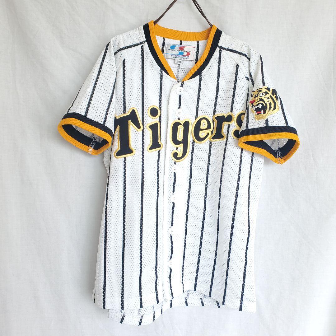 90s,ヴィンテージ 阪神タイガース ジュニア ユニフォーム ウェア 刺繍