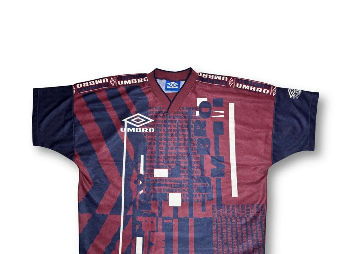 英国製 90s UMBRO GAME SHIRT アンブロ サッカー シャツ