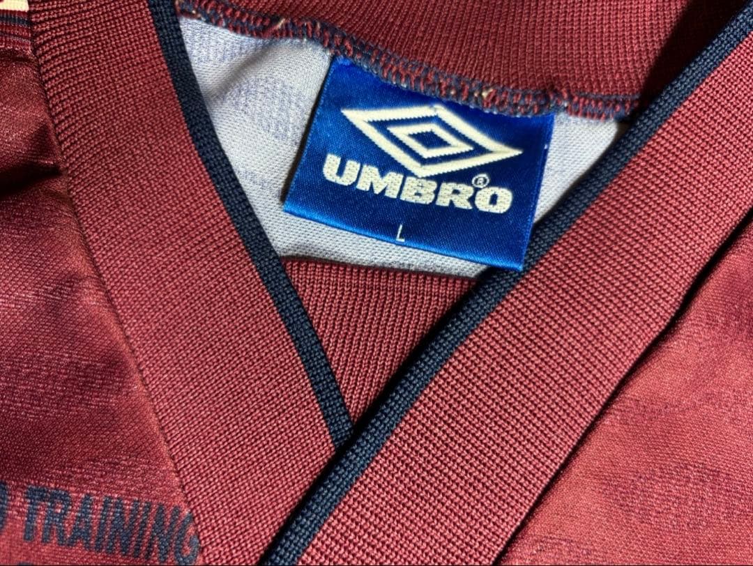 英国製 90s UMBRO GAME SHIRT アンブロ サッカー シャツ