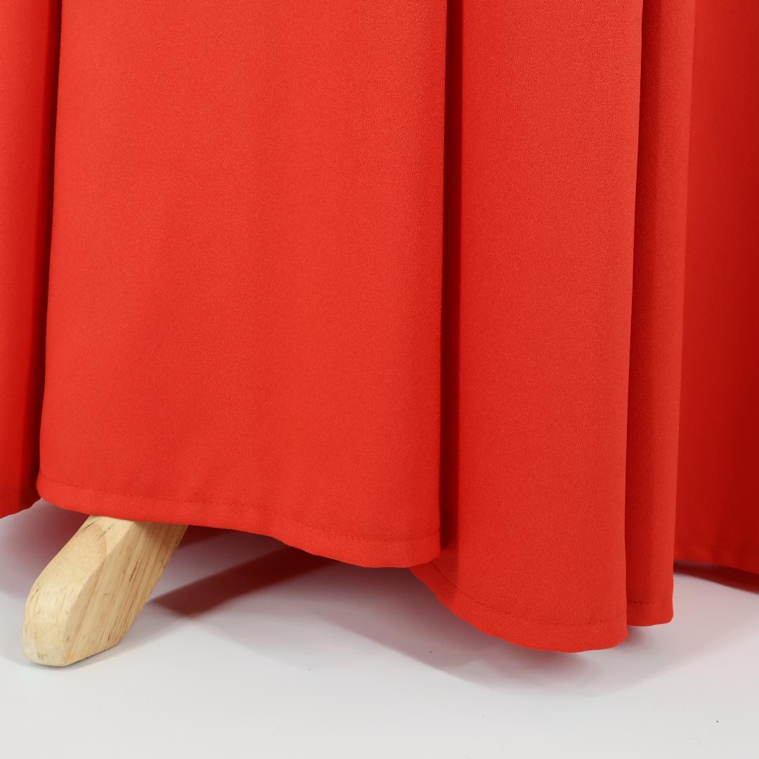 【美品 日本製 フラダンス衣装】レッド EKOLU EHIKU ワンピース