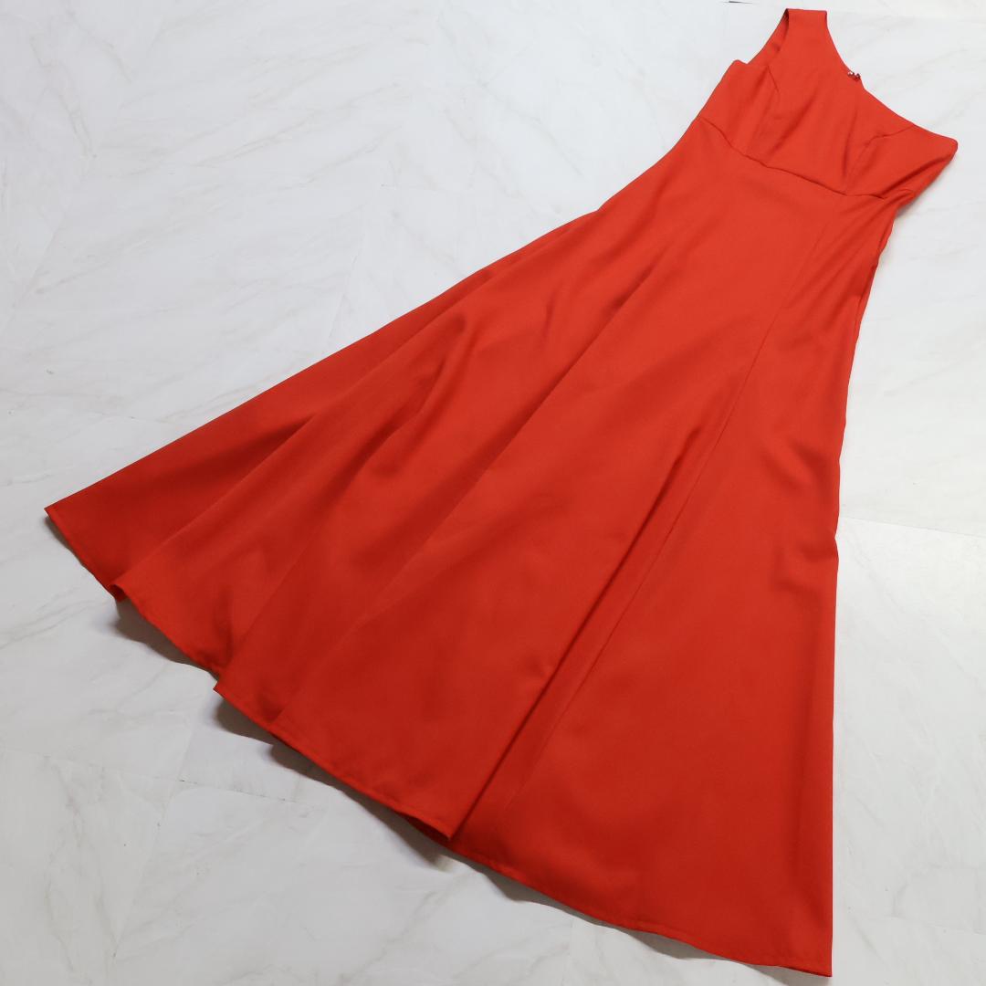 【美品 日本製 フラダンス衣装】レッド EKOLU EHIKU ワンピース