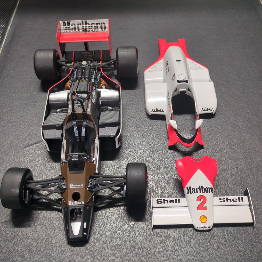 1985年　　1/18スケール MP4/2B アランプロスト マルボロ仕様