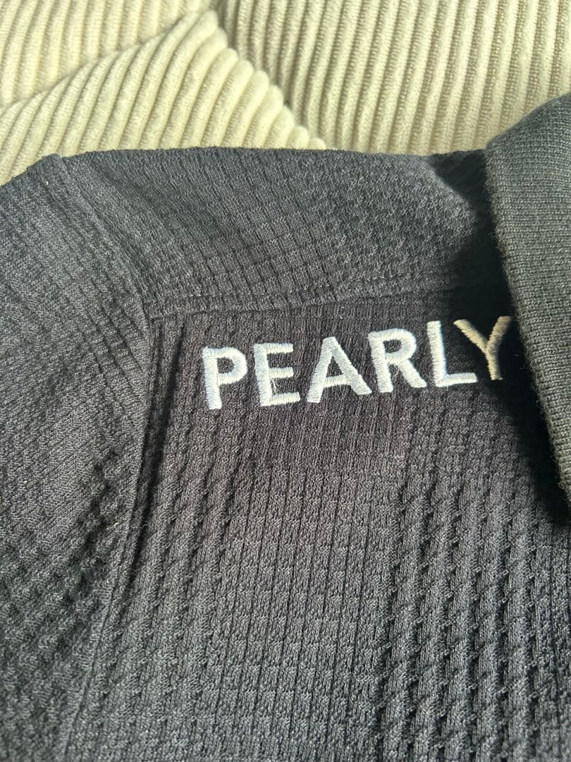 PEARLY GATES フレアポロシャツ　ネイビー