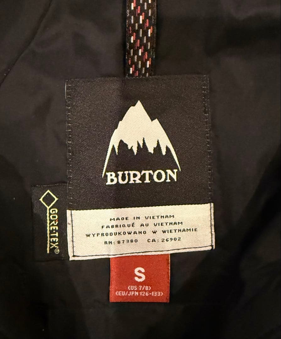 BURTON GORE-TEX 上下セット キッズS(US7/8)