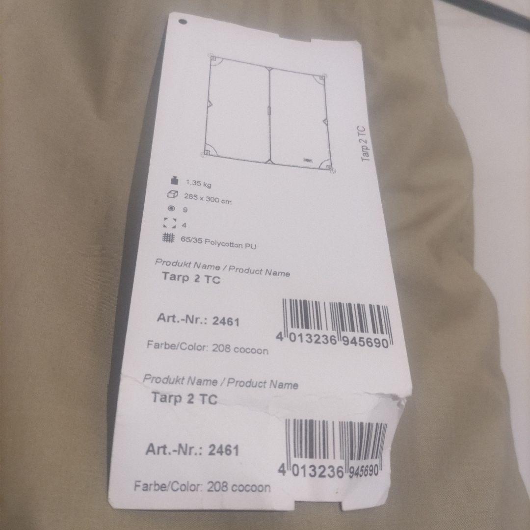 TATONKA タトンカ　タープ　2TC ほぼ未使用品