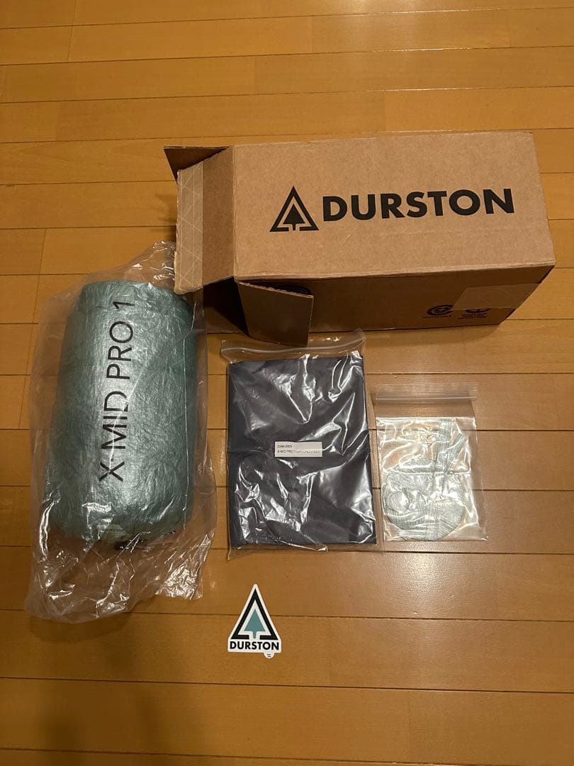 Durston X-Mid Pro1ダイニーマフロア440g純正グラントシート付