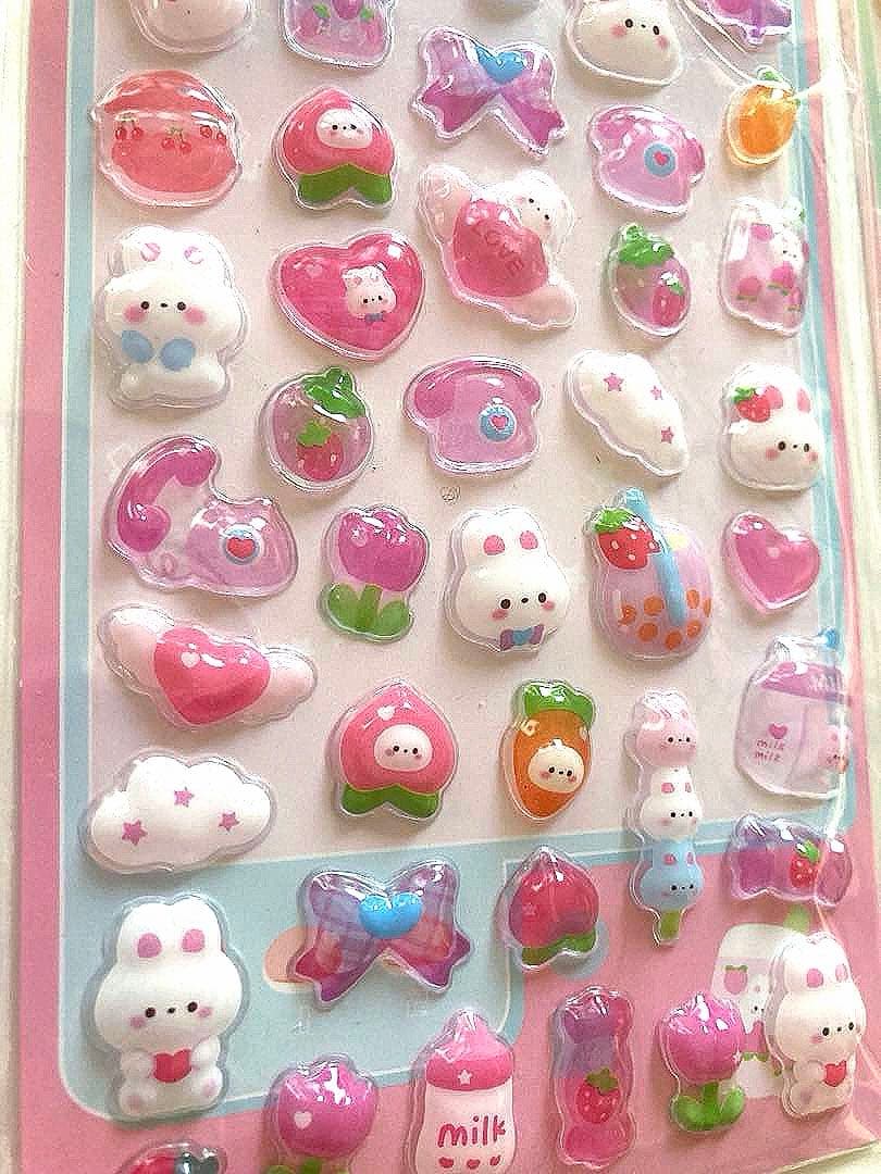 ぷくぷくシールまとめ売り　全14枚　　　サンリオ他