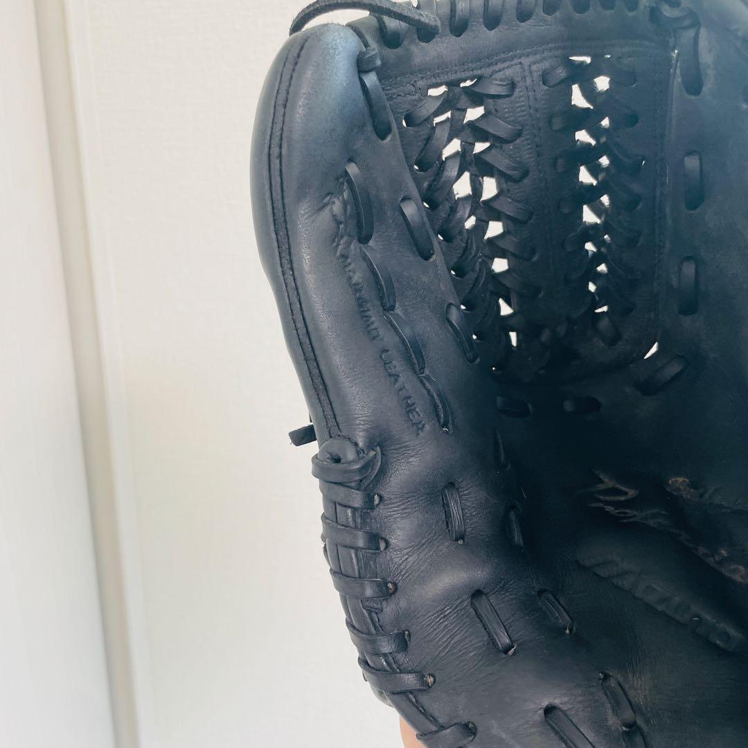 【極美品】MIZUNO ミズノ　ビューリーグ　軟式グローブ　右投げ　即戦力　黒色
