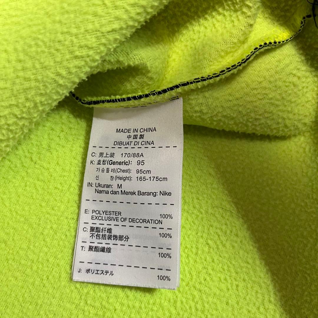 NIKE GOLF ハーフジップウェア フリース 黒×イエロー M