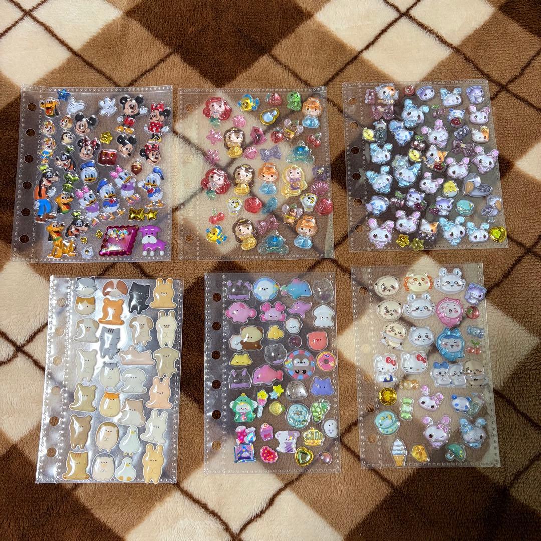 ボンボンドロップシール ぷっくり シャカシャカ シール シール帳