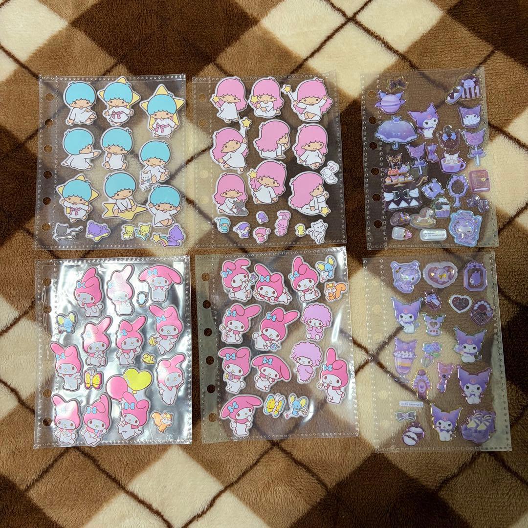 ボンボンドロップシール ぷっくり シャカシャカ シール シール帳