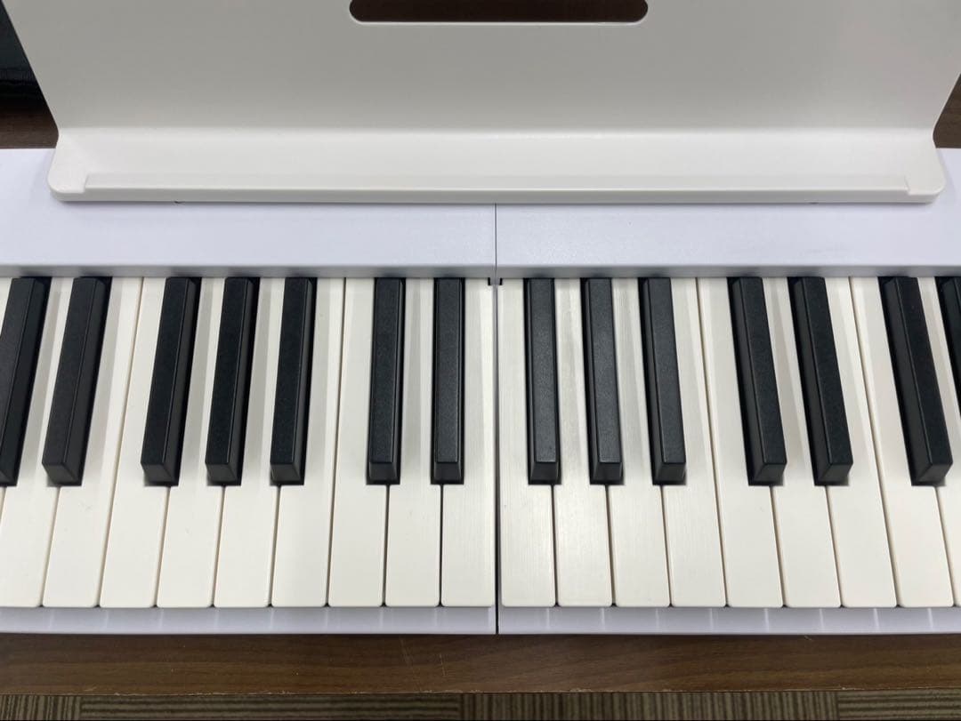 折りたたみ電子ピアノ　88鍵盤　充電タイプ　ブラック 鍵盤ライト機能