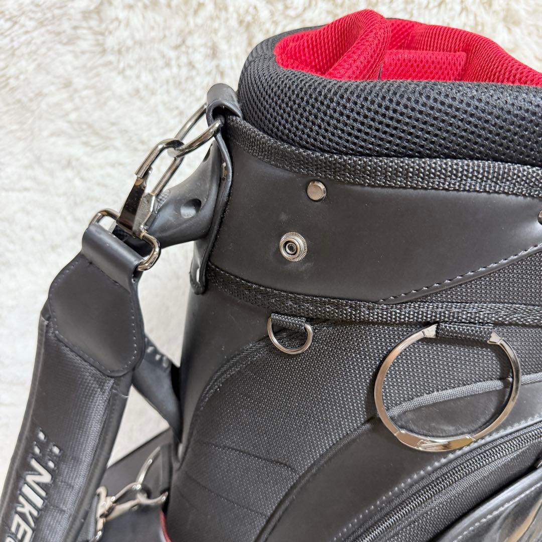 NIKE GOLF キャディバッグ　ブラック　ロゴ
