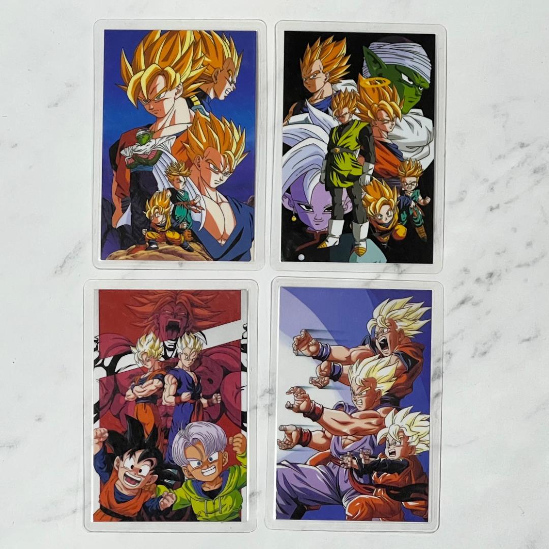 【当時物】ドラゴンボールZ ラミカード 4枚セット 映画館限定 アマダ 1994