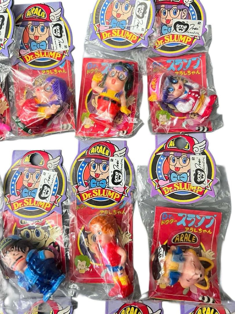 ★昭和レトロ★ポピー製　アラレちゃん消しゴム人形　影色15種　未開封品