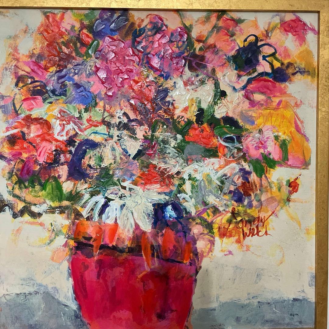 Francfranc 絵画 装飾 花 SANDY WELCH