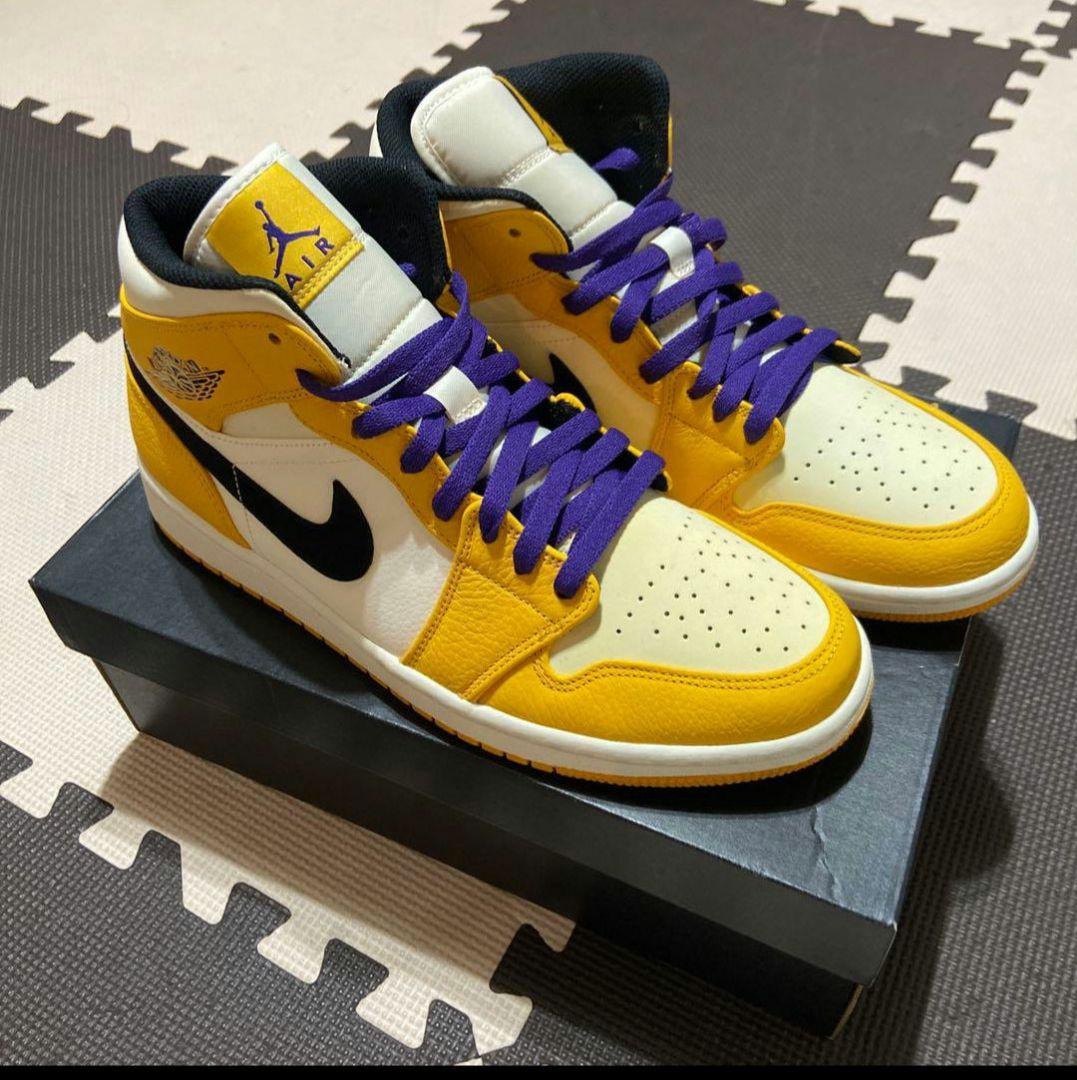 Nike Air Jordan 1 MID SE レイカーズ