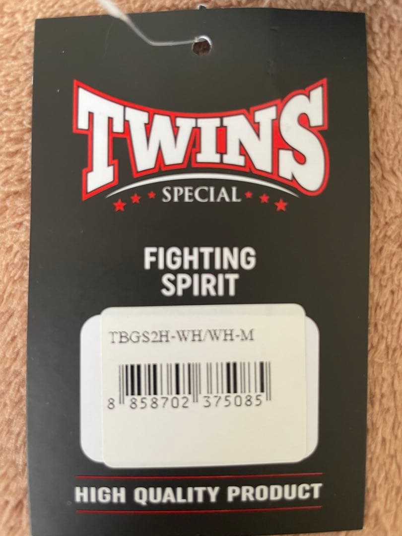 TWINSパンチンググローブ　白M 合成皮革