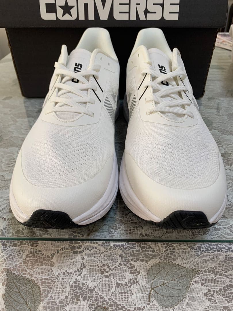 CONVERSE REACT ホワイト ランニングシューズ 28.5