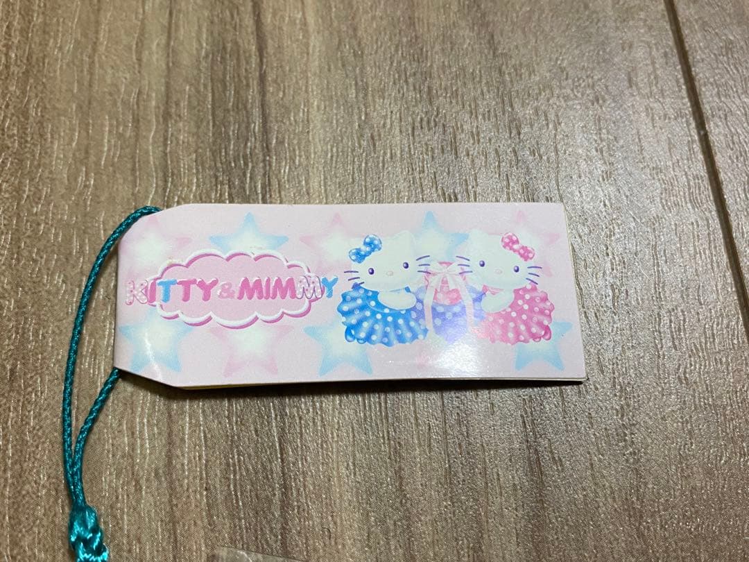 ハローキティ ストラップ 根付 スケッチブック KITTY&MIMMY 28th
