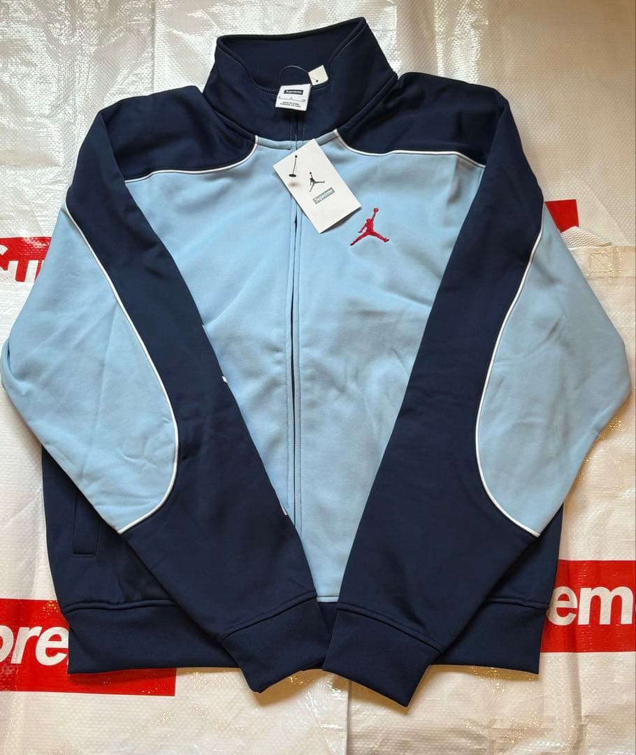 ウェア Supreme Jordan Tricot Track Jacket Blue