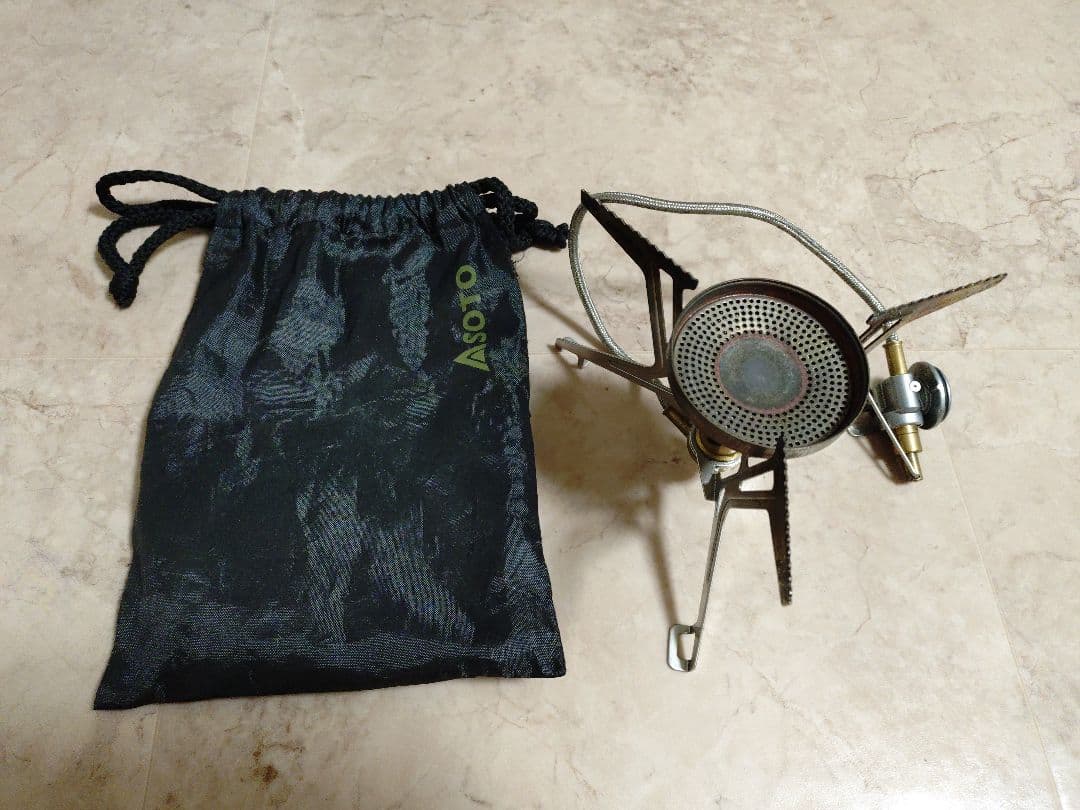 SOTO SOD-330 FUSION Trek日本製シングルバーナー収納袋付き