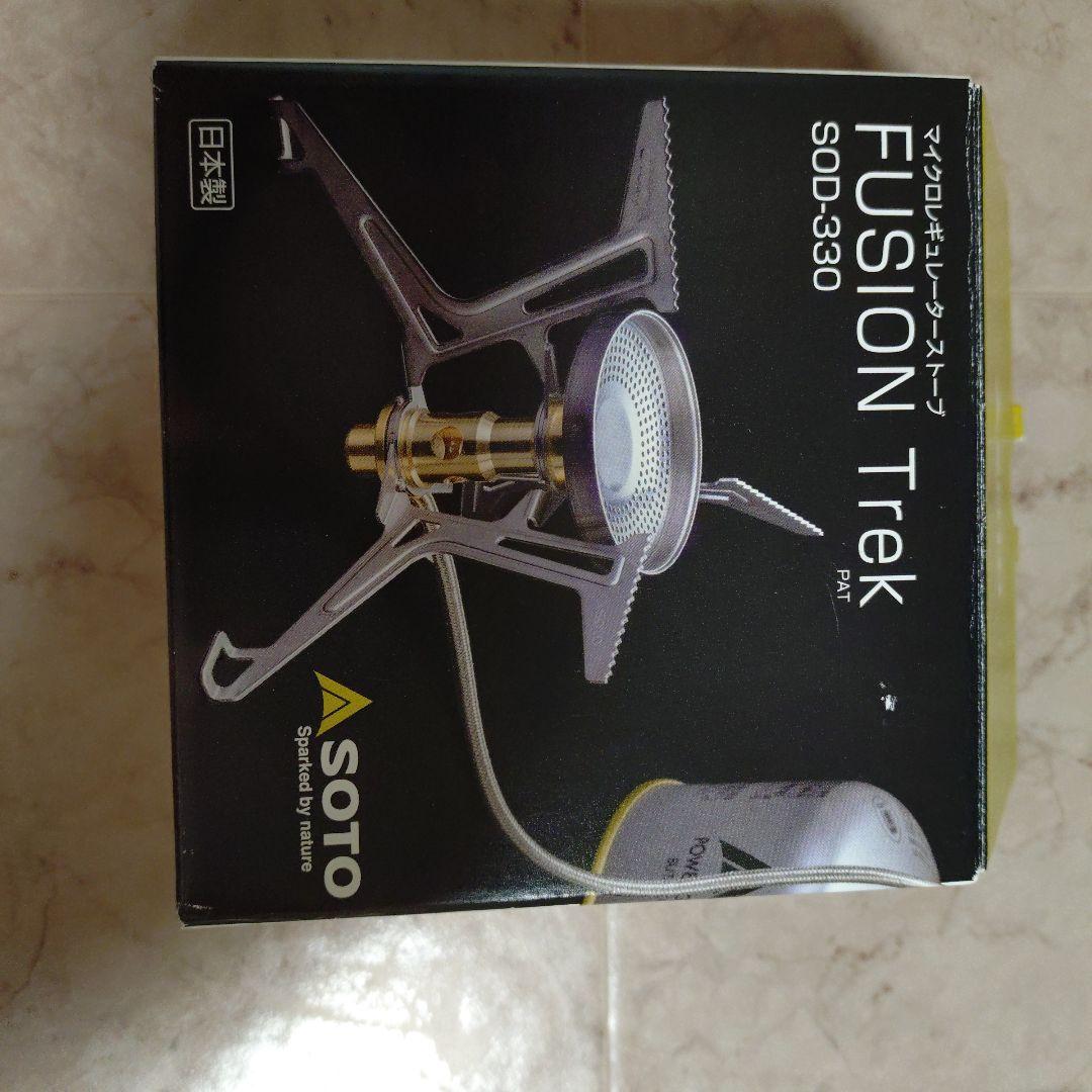 SOTO SOD-330 FUSION Trek日本製シングルバーナー収納袋付き