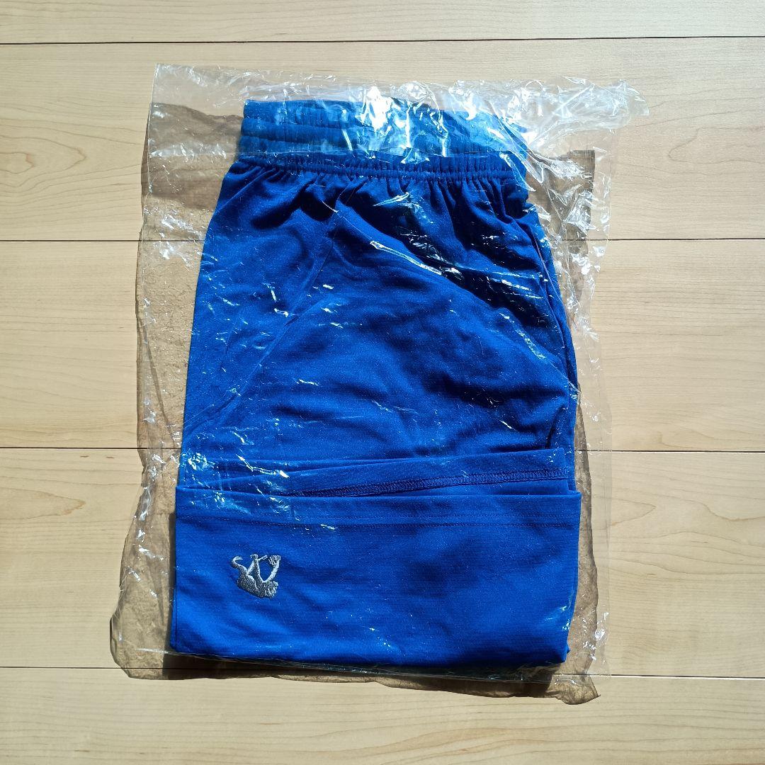 【新品未開封品】エゴザル　Tシャツ 黒　バスパン　青　XL　バスケ
