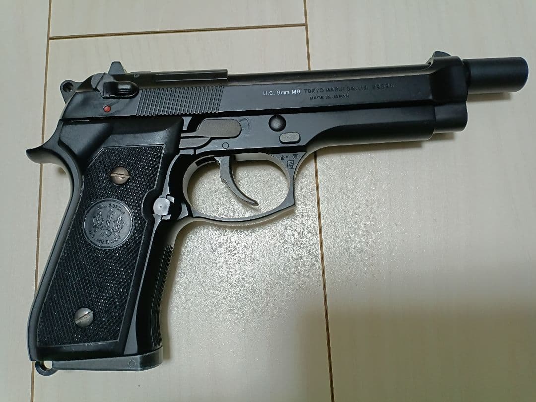 【中古品】東京マルイ ガスガン「M92Fミリタリーモデル」ロングバレル＋マズル
