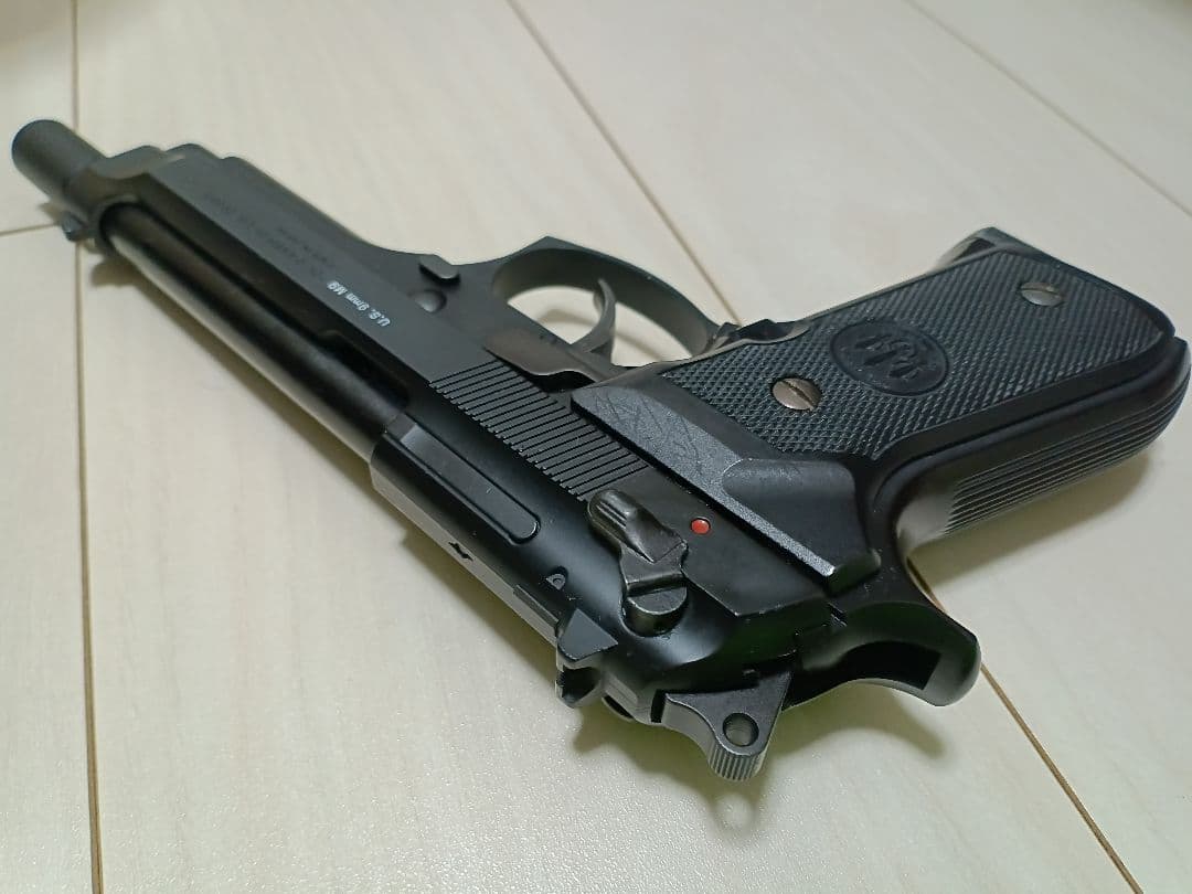 【中古品】東京マルイ ガスガン「M92Fミリタリーモデル」ロングバレル＋マズル