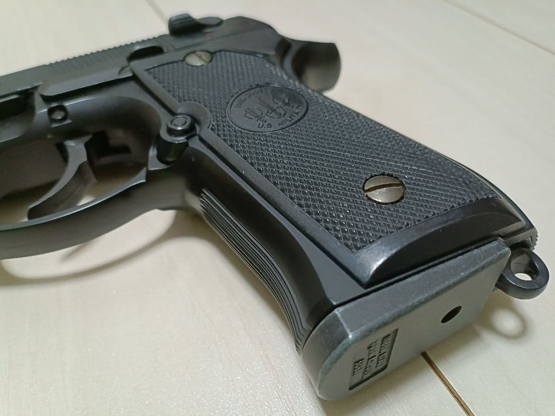 【中古品】東京マルイ ガスガン「M92Fミリタリーモデル」ロングバレル＋マズル
