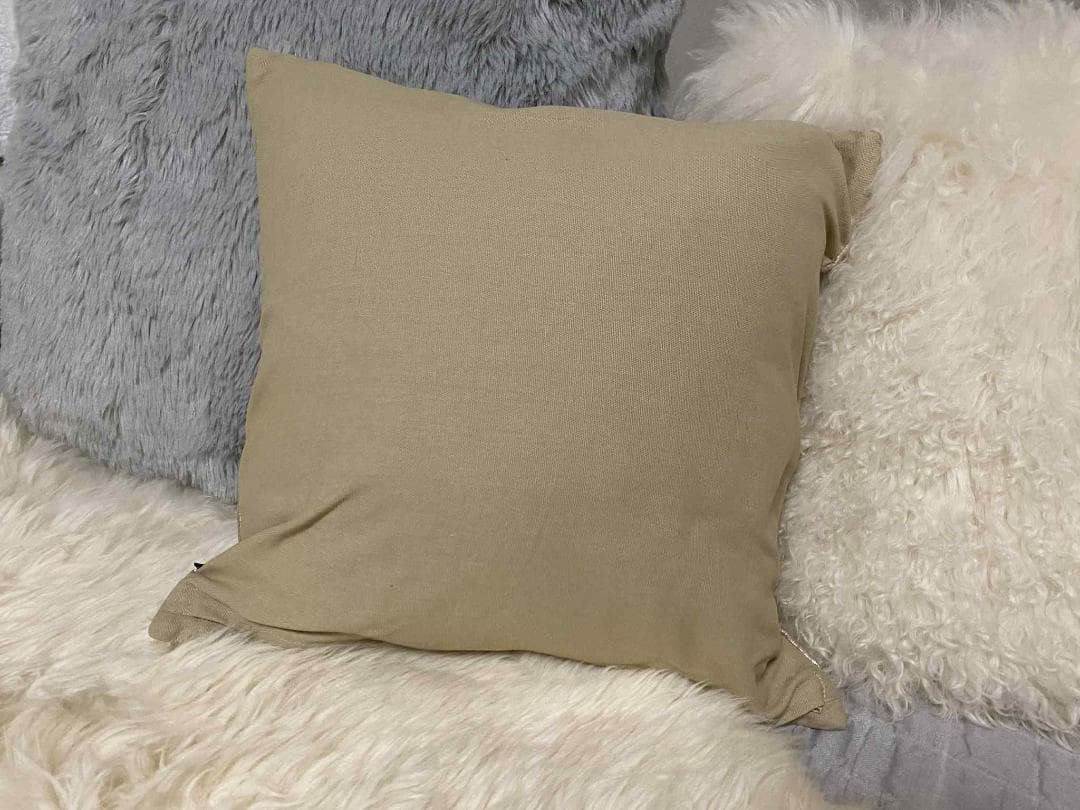 【DECOR】 Francfranc ゴールド ウェーブ クッション 45角 /
