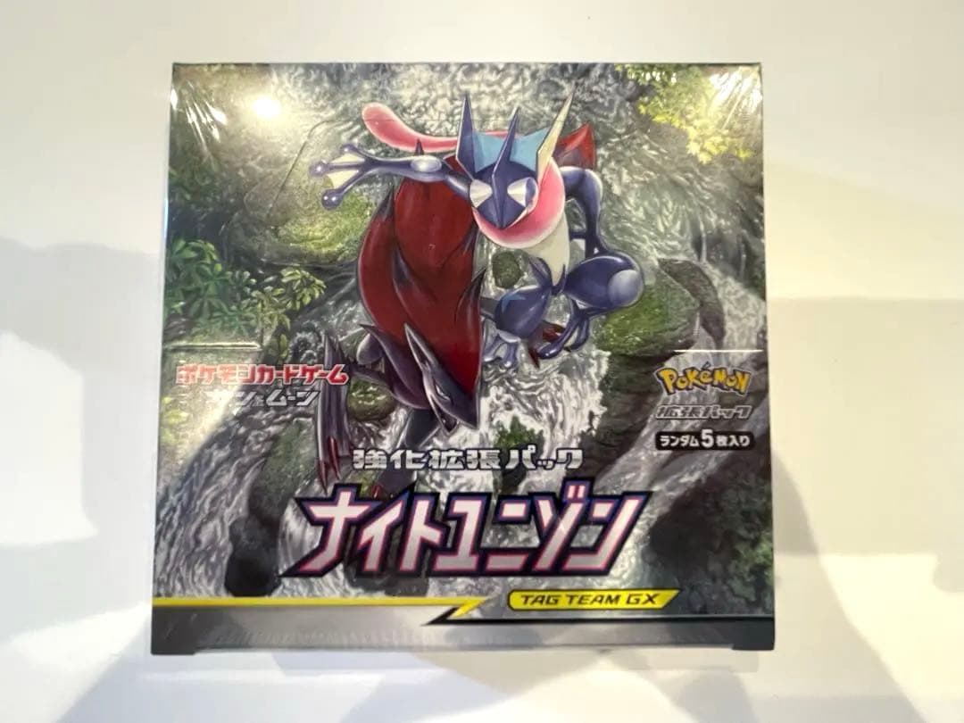 ポケモンカードゲーム　ナイトユニゾン　box　未開封　シュリンク付き
