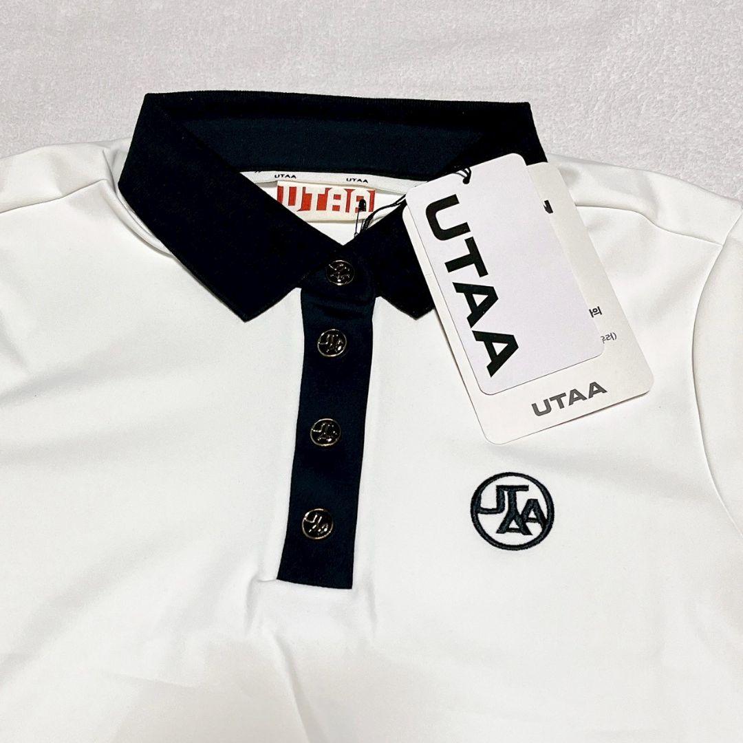 新品　UTAA　ユタ　ゴルフ　トップス＆スカートセット　ホワイト　Ｌ