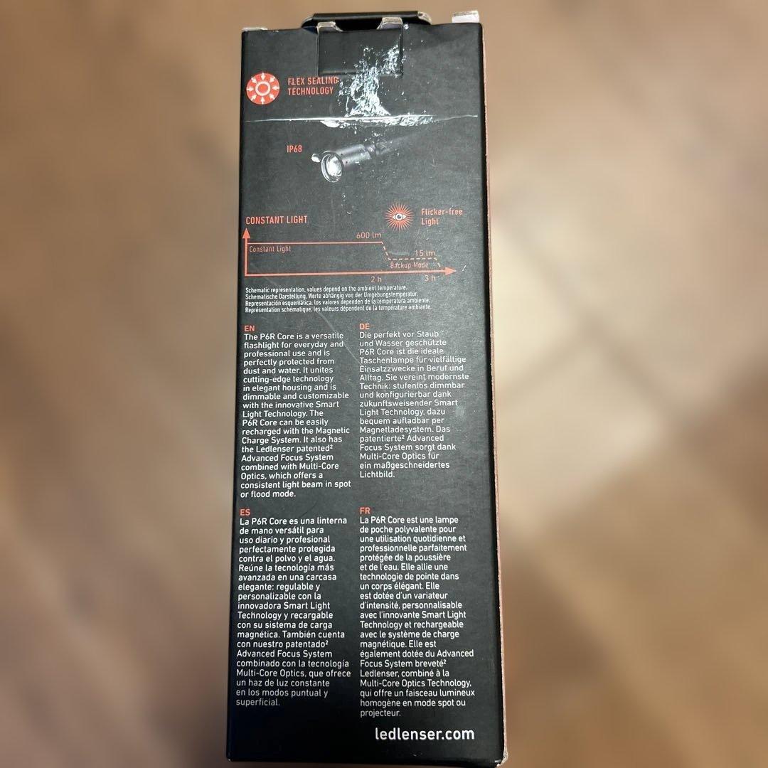 LEDLENSER P6R CORE 懐中電灯 900ルーメン