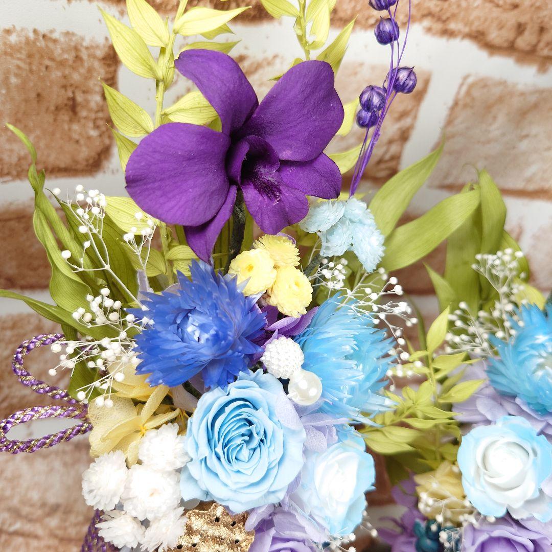 あず様オーダー　仏花☆プリザーブドフラワー　お供え　対セット