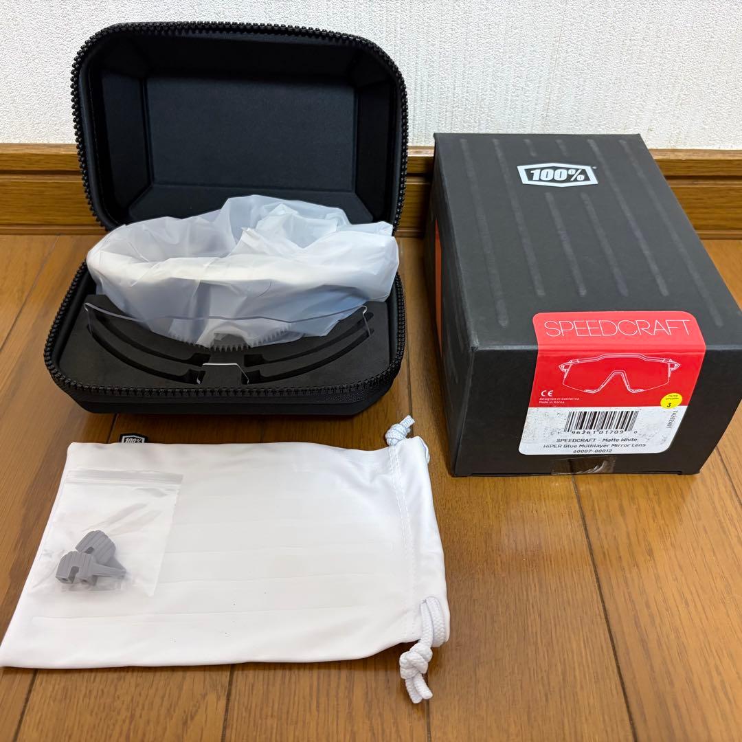 ワンハンドレッド サングラス speedcraft 100% White
