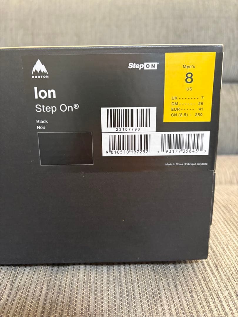 【オレンジ】Burton Ion Step On 26.0cm