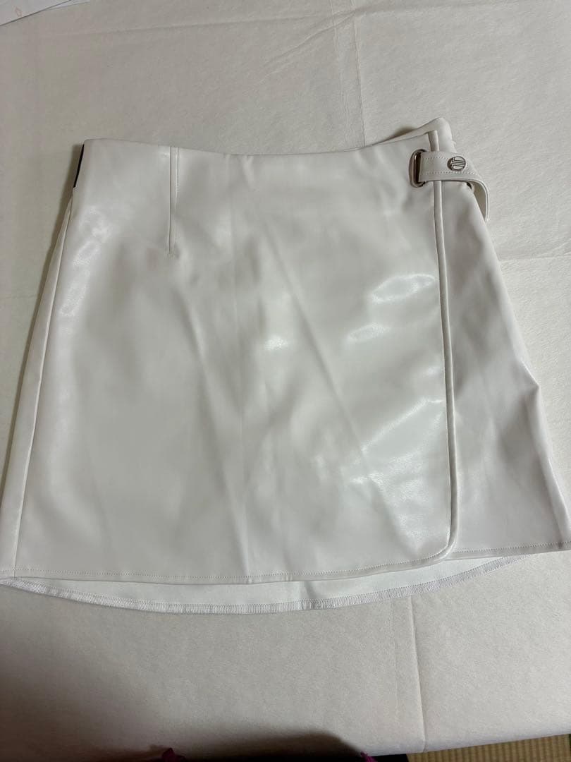 【最終値下】LANVIN BLANCゴルフミニスカート・インナーパンツ付　白　M