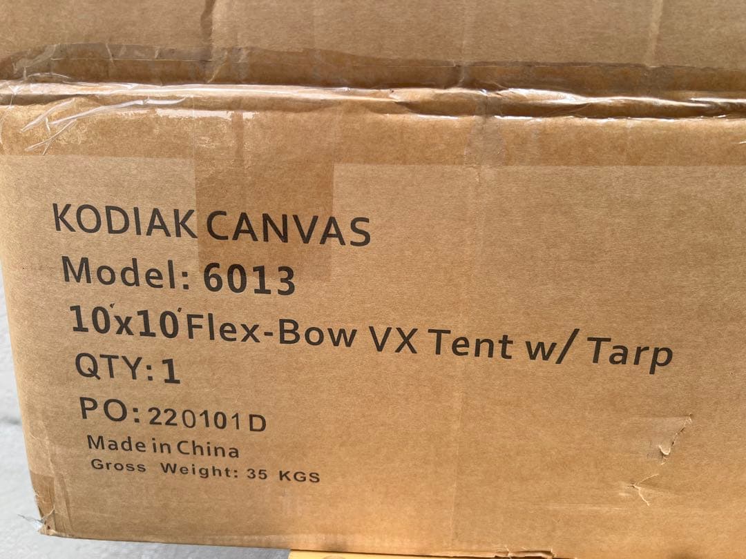 KODIAK CANVAS 6人用VXフレックスボウコディアックキャンバステント