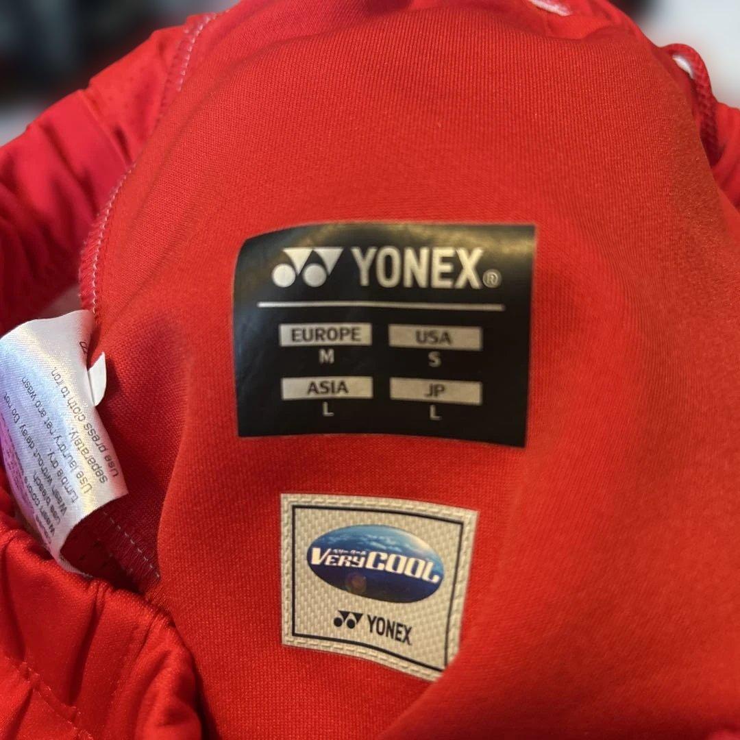 YONEX バドミントンパンツ 赤 L