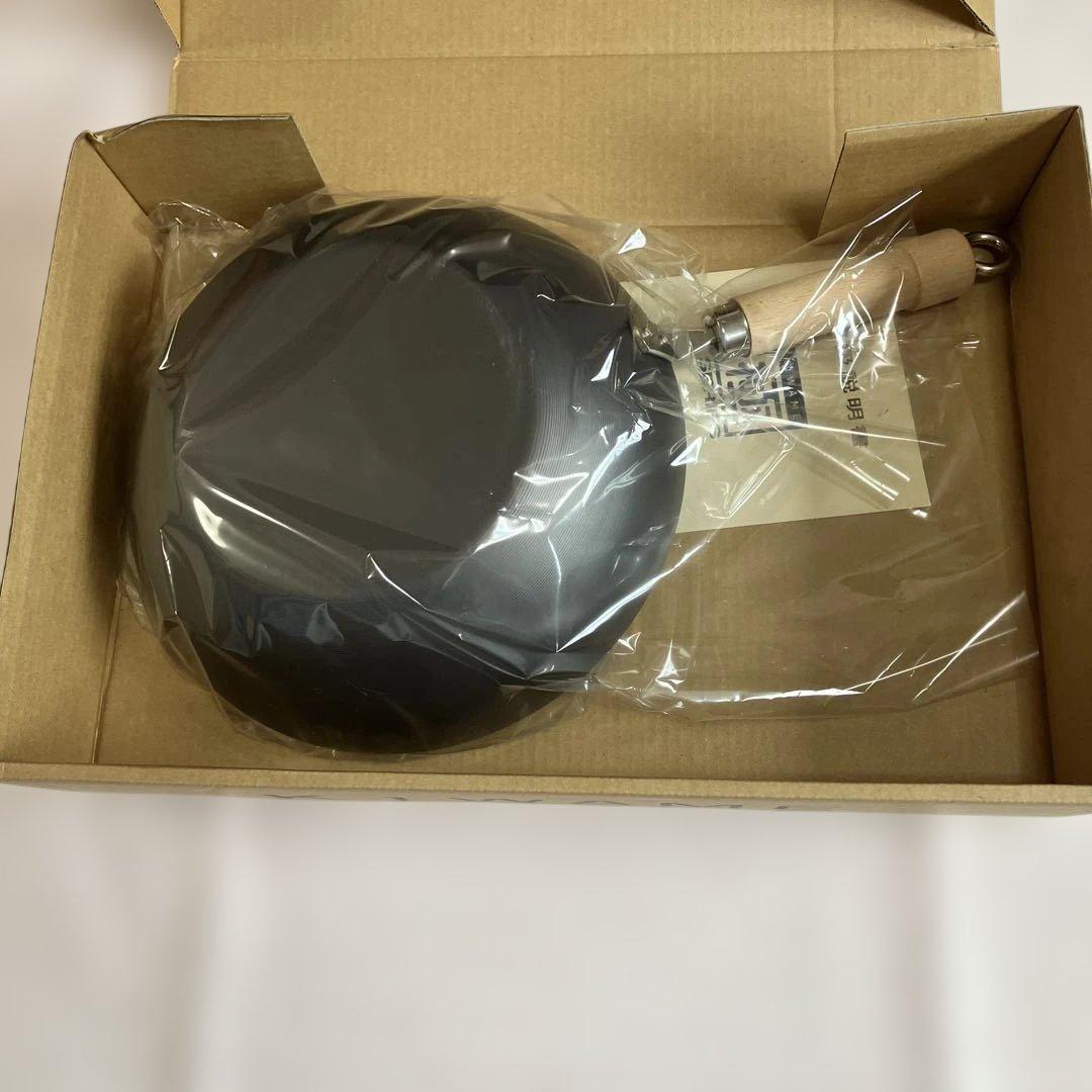 【新品】炒め鍋 30cm 鉄 日本製 リバーライト 極　②