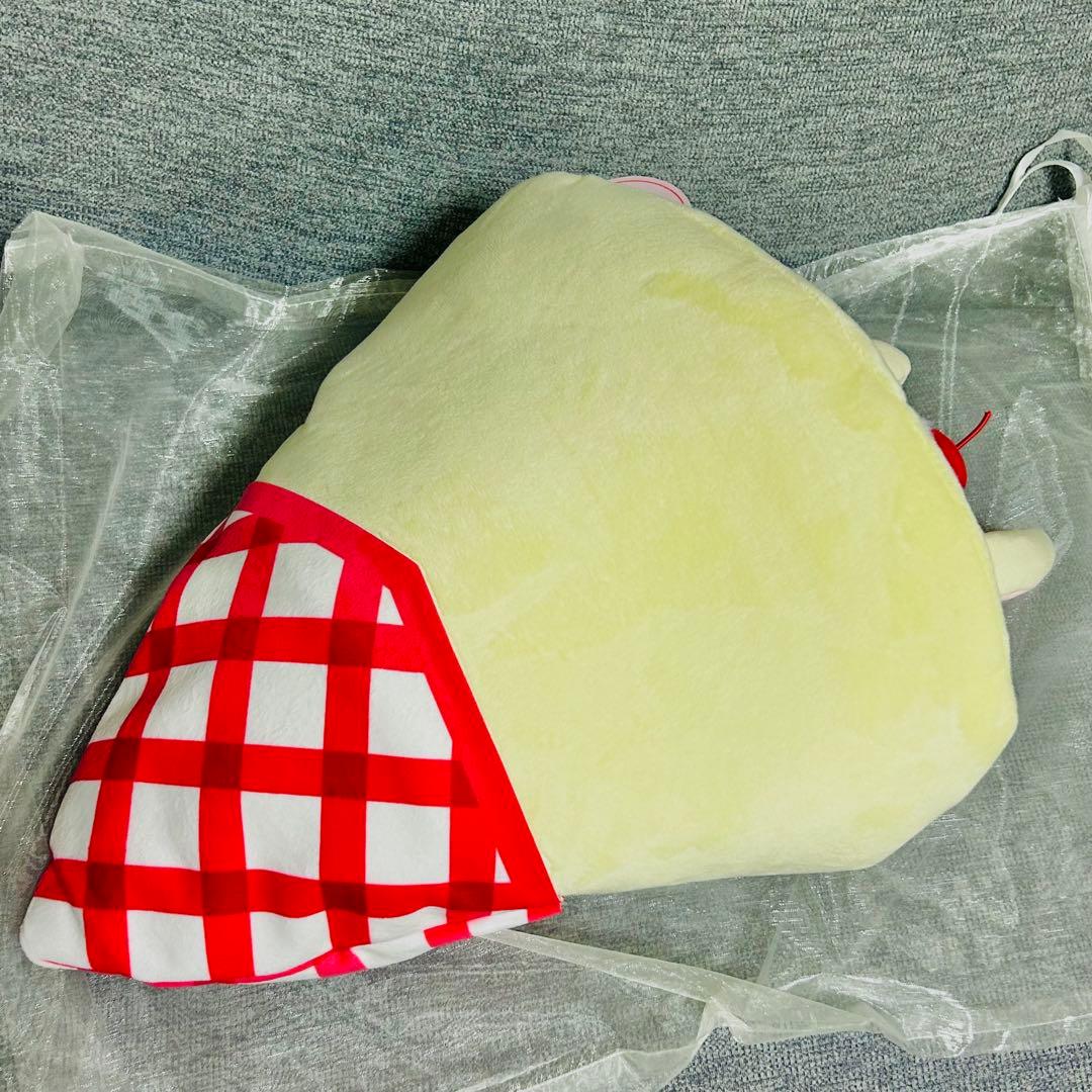 中古2点まとめ売り　ちいかわ　うさぎ　クレープくじA賞　ビーズクッションテーブル