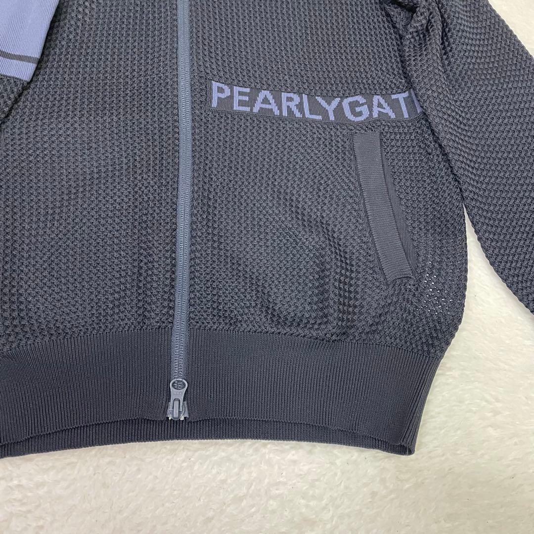 未使用級　PEARLY GATES ニット　メッシュ　ネイビー ジャケット