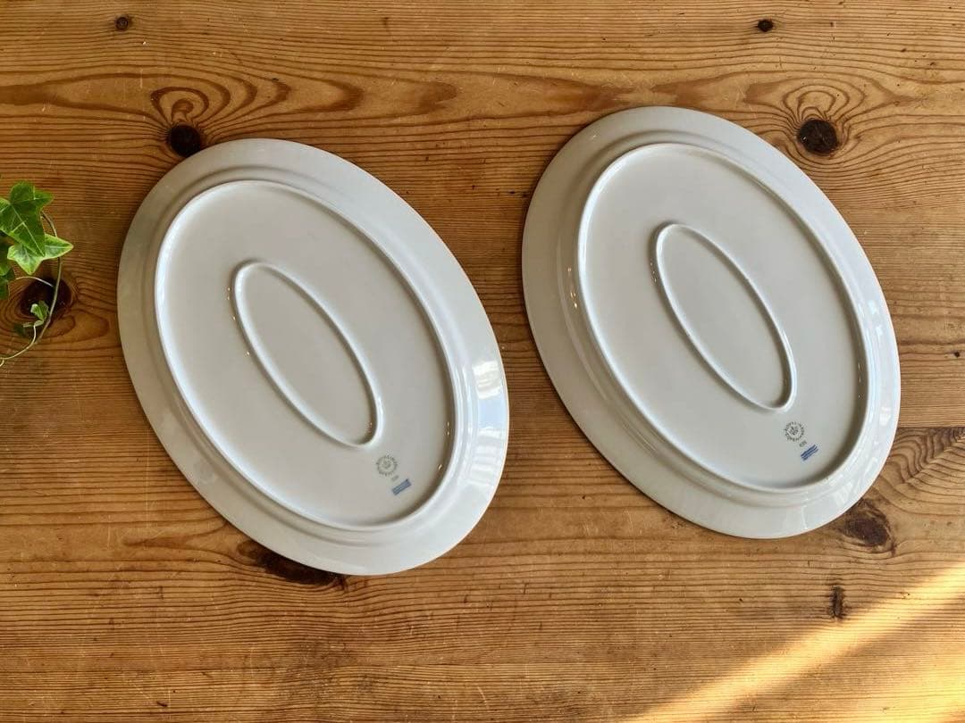 ロイヤルコペンハーゲン　シグネチャー　28オーバルディッシュ×2