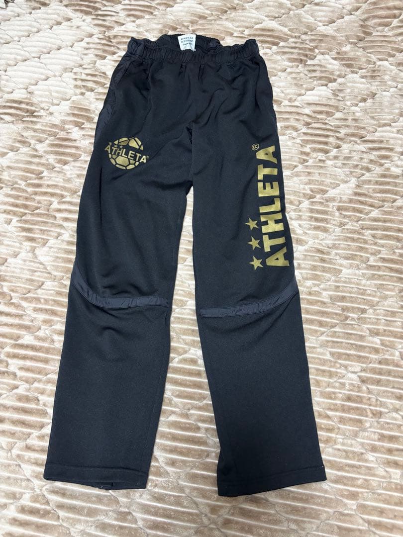 ATHLETA 黒 ジャージ　セットアップ　M